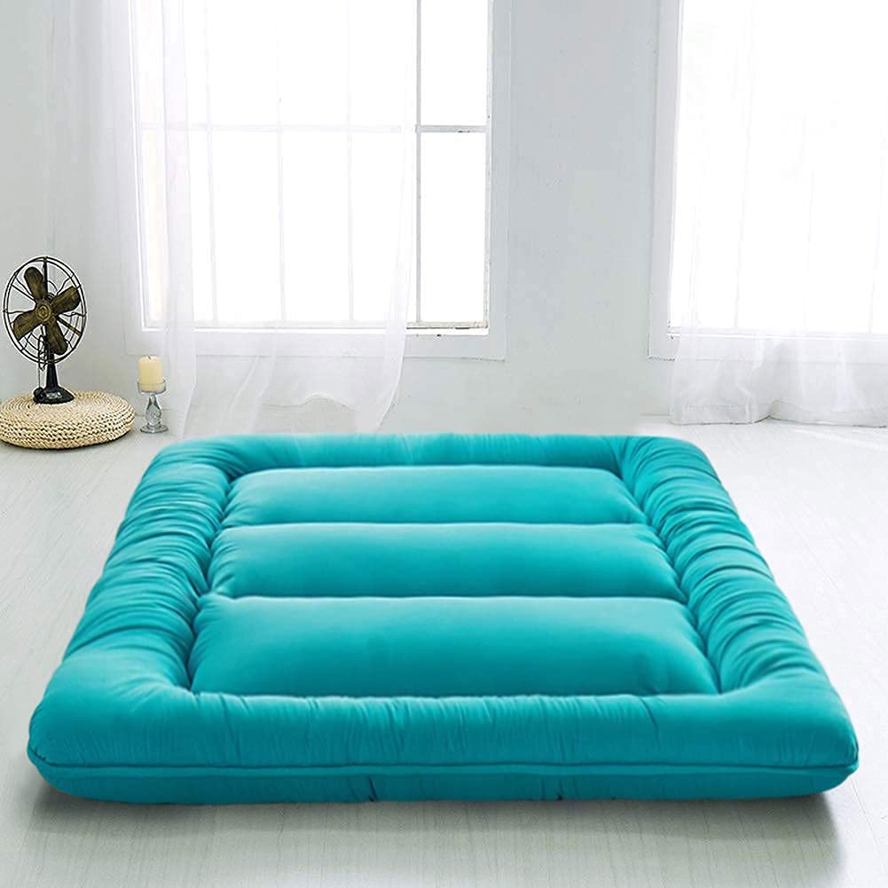 MAXYOYO Japanese Floor Mattress Futon Mattress, Turquoise
