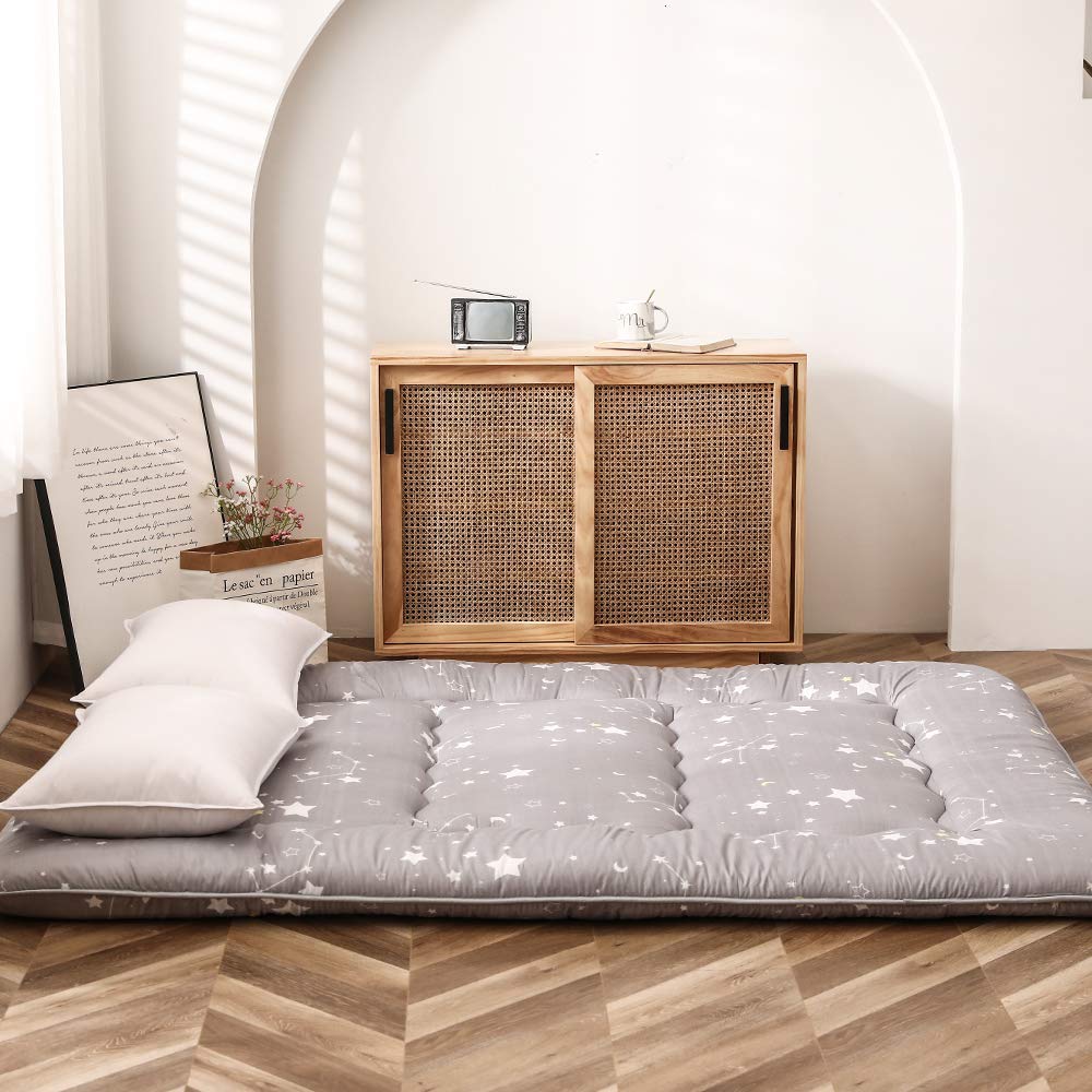 MAXYOYO Japanese Floor Mattress Futon Mattress, Constellation Printed Tatami Mat