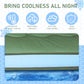 MAXYOYO Cooling Floor Mattress Japanese Futon Mattress for Hot Sleepers, Green