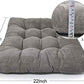 MAXYOYO Square Solid Floor Cushion, 22" Large Floor Cushions Thicken Floor Pillow Corduroy Tatami Cushion, Grey