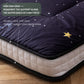 MAXYOYO Extra Thick Padded Japanese Floor Mattress, Roll Up Futon Mattress, Moon and Star Printed