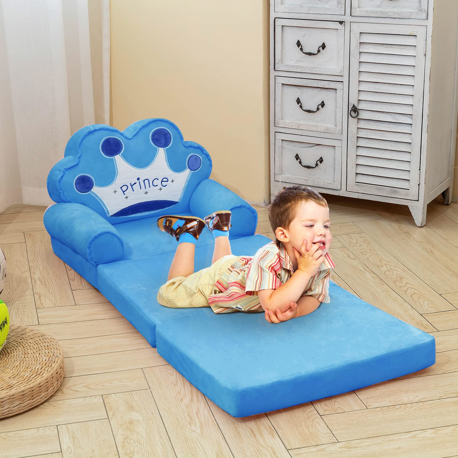 Kids fold out chair bed best sale