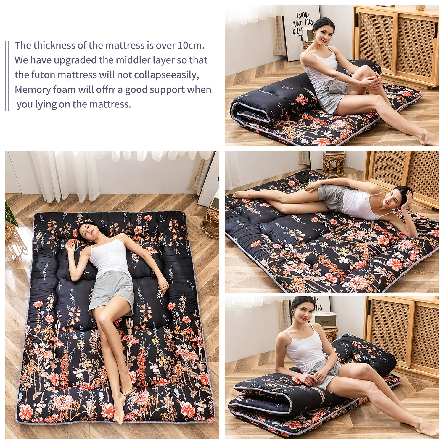 6 foot futon online mattress