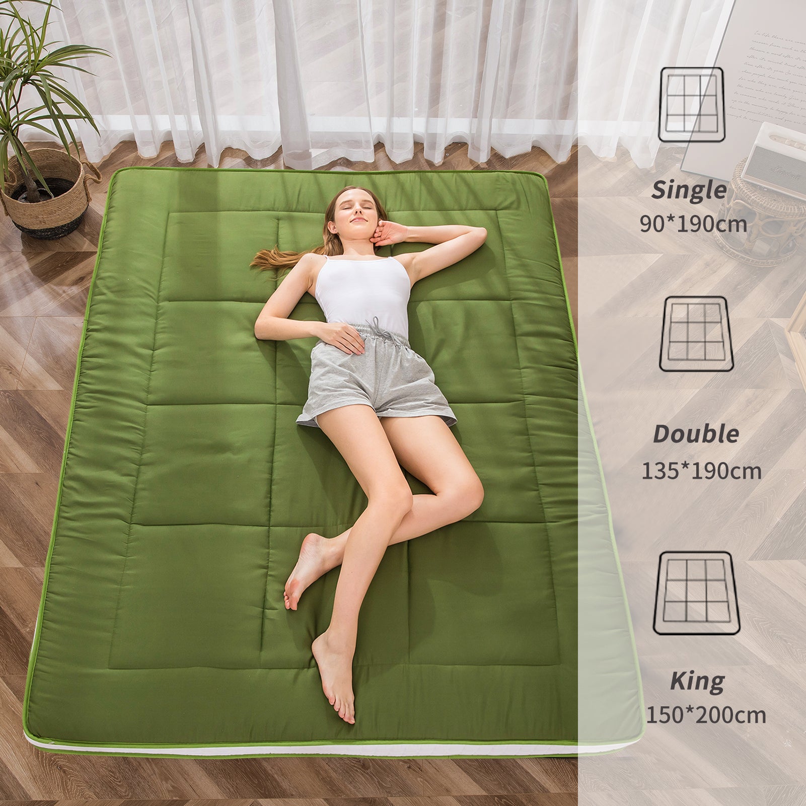 Ground sleeping outlet mat